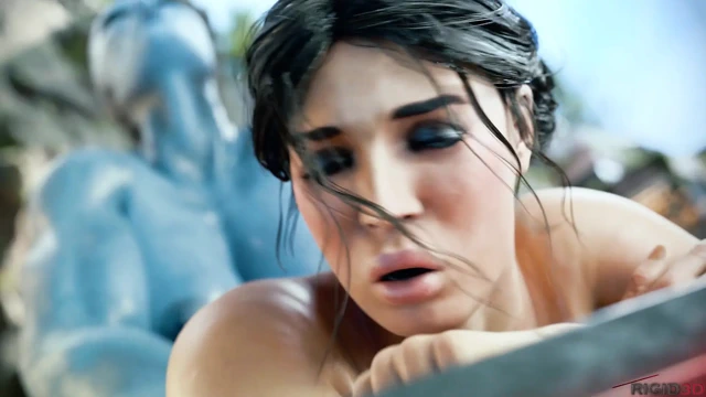 Ashley x Asari - Hardcore Mass Effect 3D Futanari Animation  Synthetic AI Content