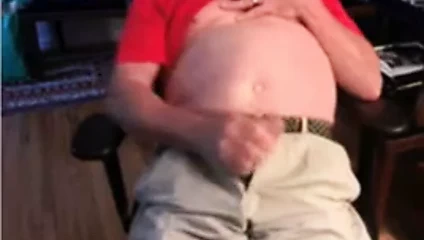 Dede kameraya boşalıyor