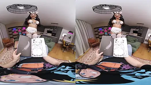 Süt var mı? Yasmina Khan büyük yarağımı sağmak istiyor