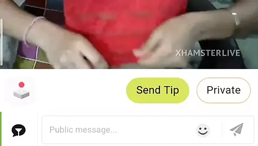 Kız arkadaş web kamerası gösterisi