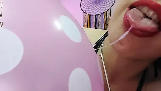 Shyyfxx götüyle balon okşuyor ve patlatıyor!