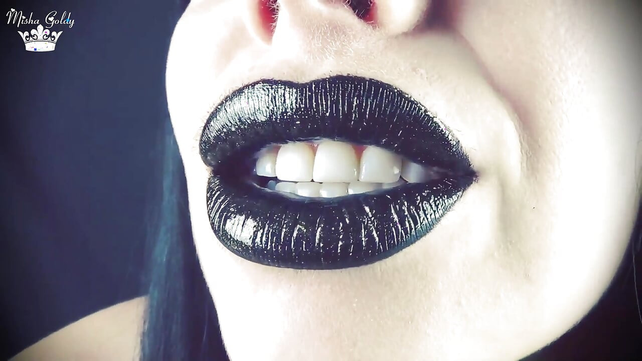 Siyah parlak dudaklardan öpücükler asmr 31 talimatı