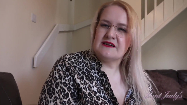 Auntjudys - Your Busty BBW Sex Therapist Becky Sucks Your Cock