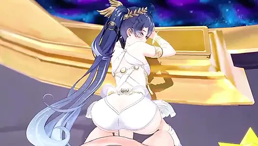 Sallanan dalgalar - gezgin ile luno erotik seks sahnesi - 3 boyutlu hentai animasyon