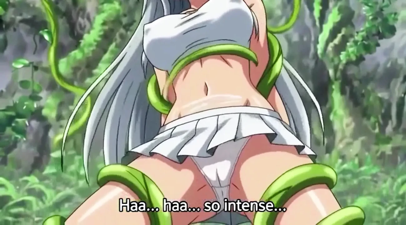 3D Hentai  Innocent Anime Girl Seduced & Fucked Hard by Lustful Plant Monster  Full Orgasm