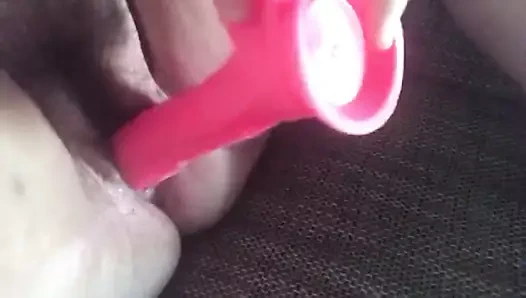 Şişman amcık dildo