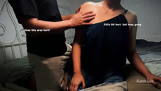 Masaj yanlış gittiğinde amım çok ıslak