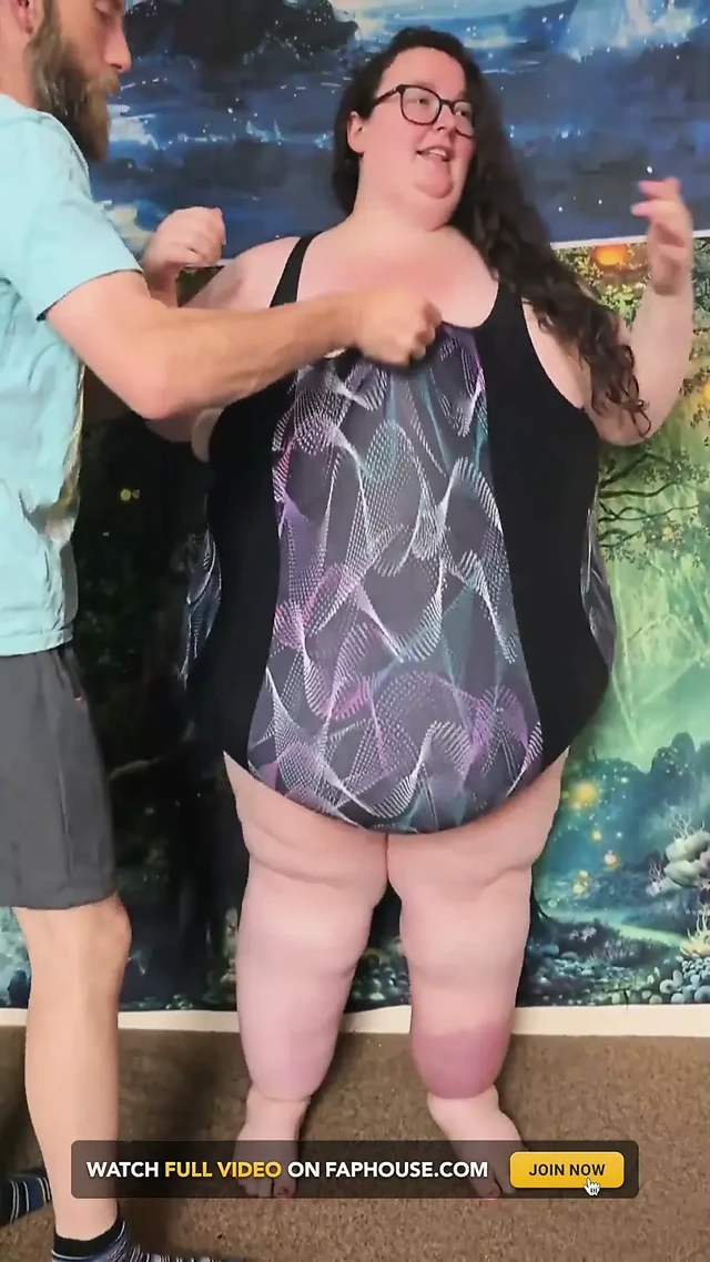 Ssbbw şişman tanrıça mayo denemesi