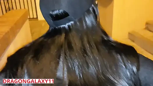 (Riskli Halka Açık) Seksi latin kolejli sokakta anal seks ve dölleme bakış açısı
