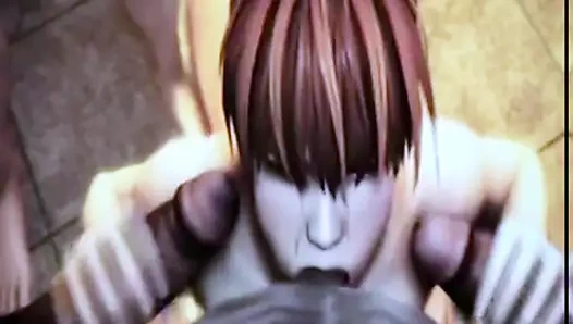 Güzel büyük memeli grup seks -hentai 3d 67