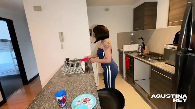 This slutty babysitter just wants my cock inside her and creampie