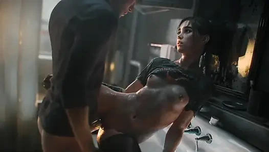 Ellie içine boşalana kadar bir fahişe gibi sikilmek istiyor (3 boyutlu sansürsüz animasyon)