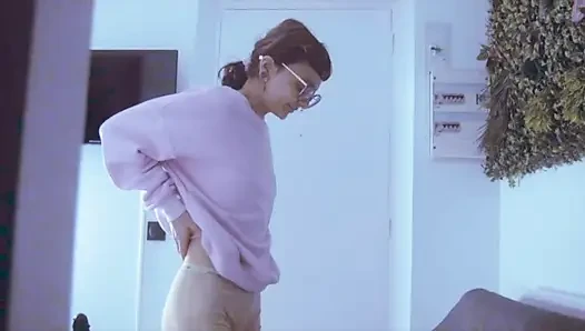 Lotus waits a shy partner with a strapon dildo : Director's cut