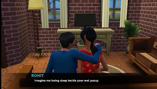 Fucking Mina Bai in Front of Her Husband