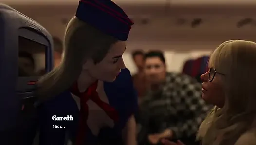Üvey anne uçuşlu üvey babası katılırken kafeli adamla flört ediyor - yaramaz komşular - e02
