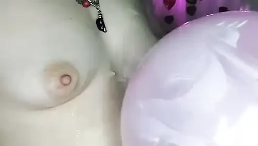 Shyyfxx mutlu karnaval! Balonlarla dürtükleme ve oynama! Looner fetişi