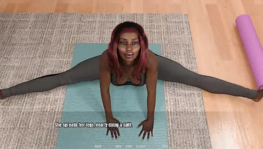 Büyükannenin evi: seksi zenci kadın kocasını televizyon izlerken aldatıyor bölüm 61