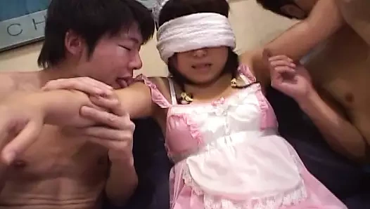 Unutmayacağın Japon üçlü grup seks