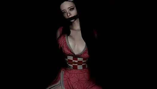 VAM POV - Nezuko Cosplay Dance 1