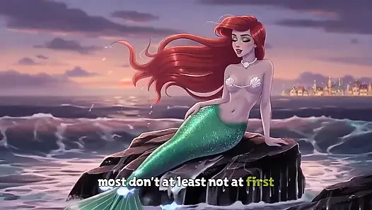 AI Mermaid поет соблазнительную песню и превращается в обнаженную красоту-человеческую