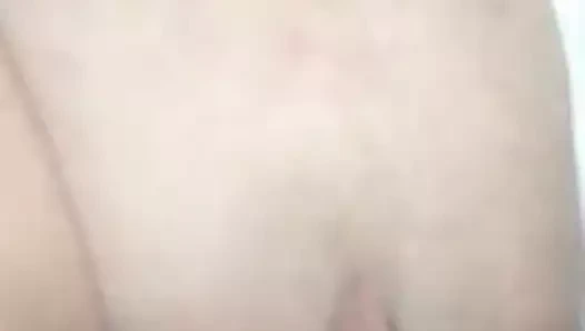 Calcinha de lado e pau na boceta da Re