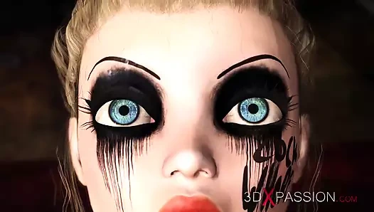 Sarışın anal fahişe büyük göt deliğine yeterince siyah yarak sokamıyor