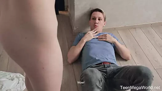 Teenmegaworld - x-angels - duştan sonra yarağa biniyor