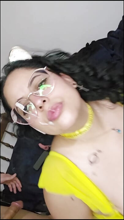 Eddie Queens ft. babyluna939 - Princess Belle Smoking Fetish, Smoke Blowjob and Facial Finish Part 3