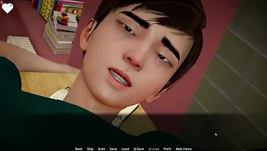 Japanese Stepmom Blowing Young Stepson Hard Cock