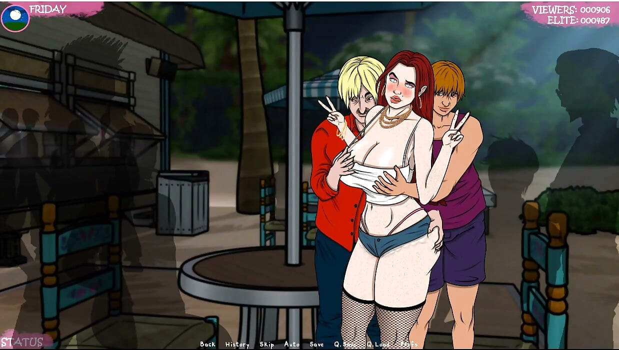 Lust town - oyun - rol yapma - Amanda barda çalışıyor ve kendini teşhir ediyor