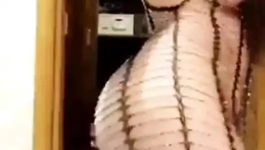 Arapça şarkı dubai dans Desi kız.