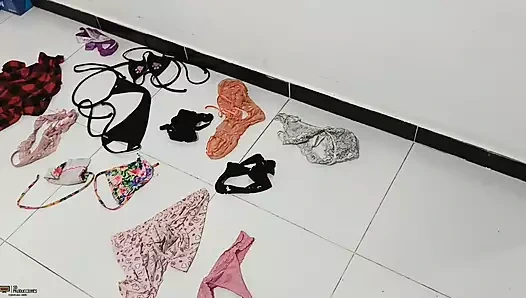 Seksi esmer azgın üvey kardeşi tarafından becerdin - Creampie - İspanyolca porno