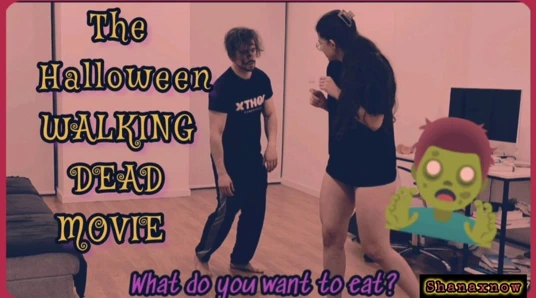 SHANAXNOW HALLOWEEN - ZOMBIE STARVING FOR YOUR ASS BJ CUM IN MOUTH