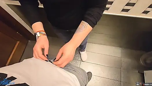 Cum On My Pantyhose After Intensive Rubbing