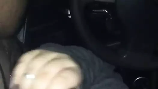 İlk video! beyaz bir sürtük araba oral seks