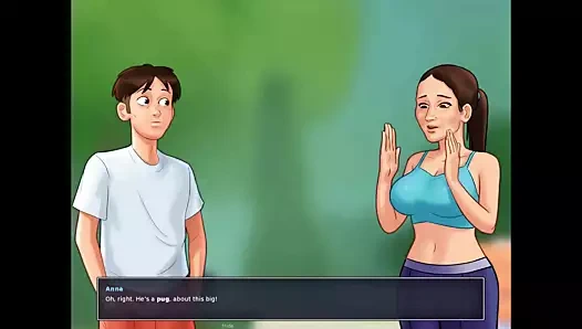 Yaz mevsimi efsanesi: bu milf'e parkta yardım etmek - ep45