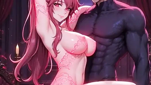 Üvey anne ve üvey oğlu masaj yapıyor ve sakso dansı yapıyor