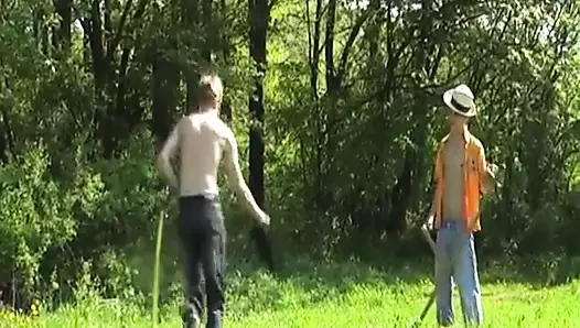 Slovak amatör peter nagy ve robo novak itibaren hammerboys tv