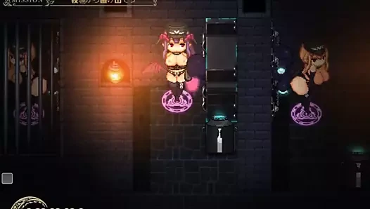 Arka planda sağım çiftliği succubus süt köleleri