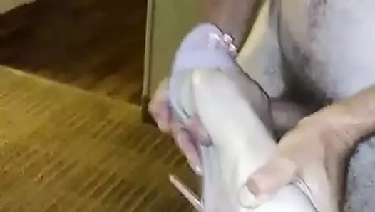 pembe topuklu ayakkabı ile seks