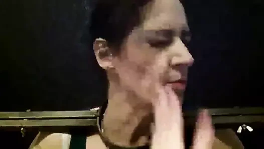 Köle milf öğretmen tokatladı