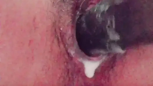 Asian teen secretly fuck herself with a dildo
