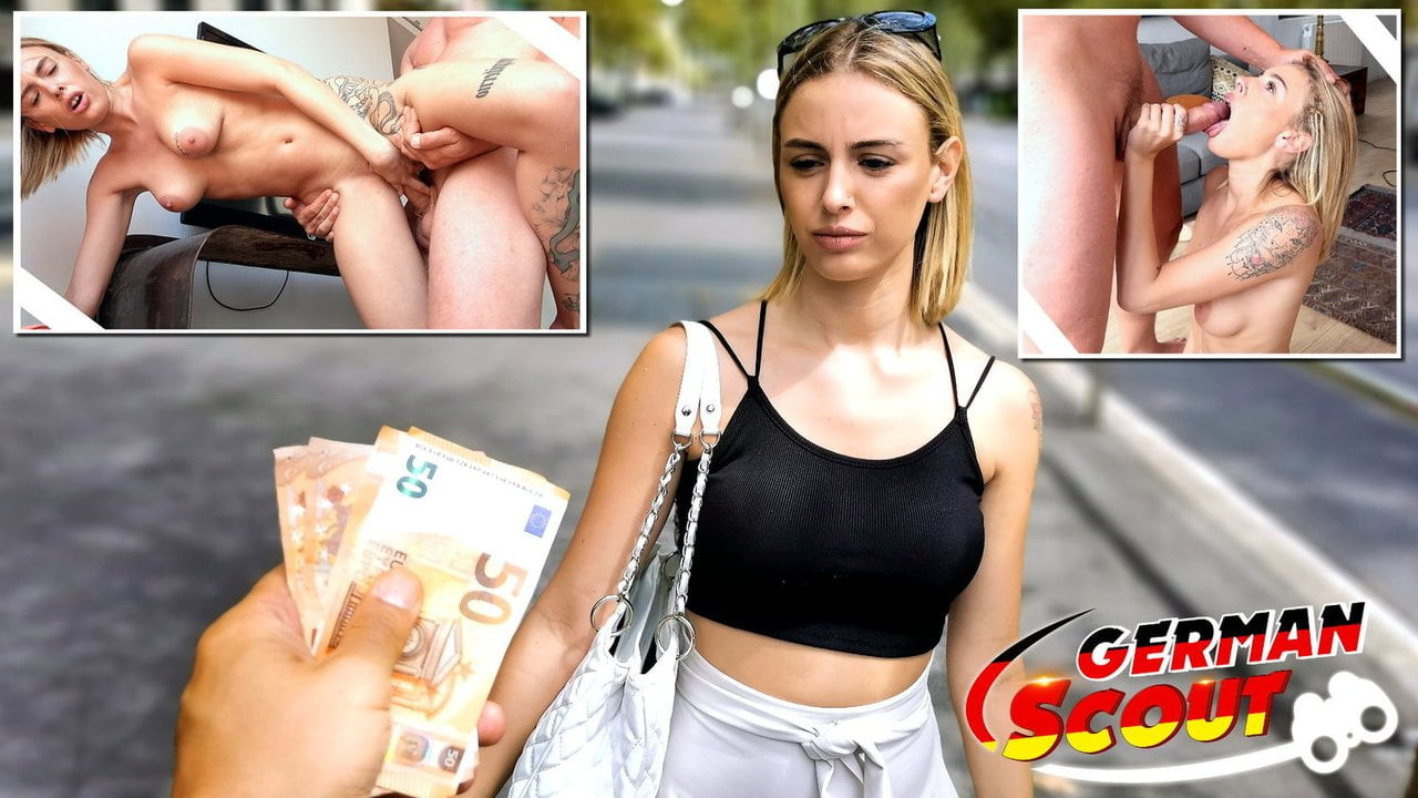Alman izci - sıska genç lya aldı ve nakit için becerdin