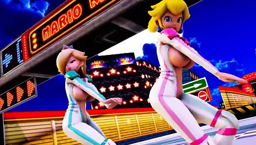 Mmd r-18 şeftali &amp; rosalina mario 3d hentai mv
