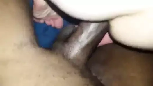 Beefy siyah baba ve beyaz twink