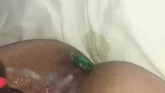 babanın siyah dick üzerinde Cum ve krem