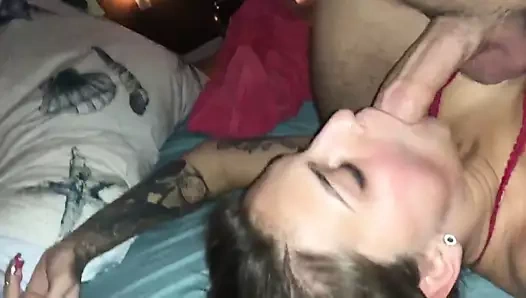 Natalie wauu boğaz sikme