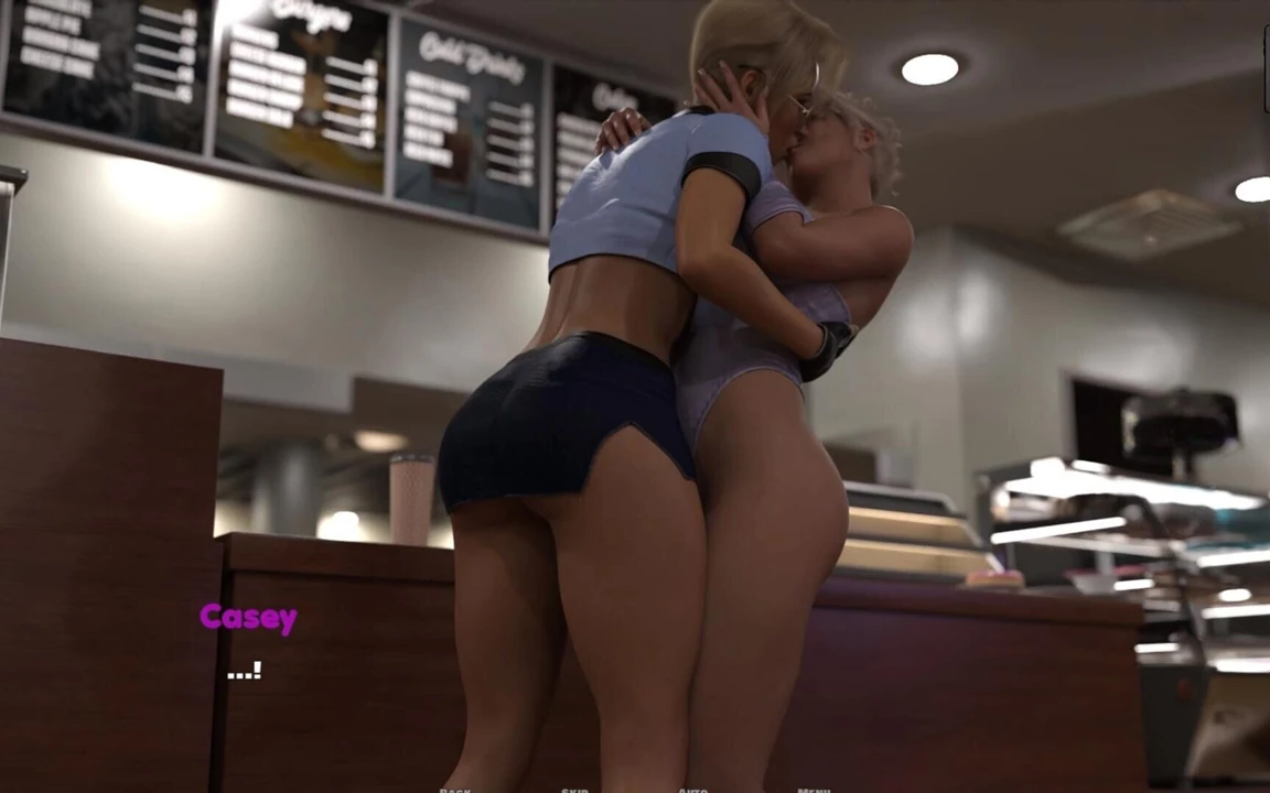 Ateşli orta yaşlı seksi sarışınla öpüşen ateşli lezbiyen polis - orta yaşlı seksi kadın takıntısı - e57