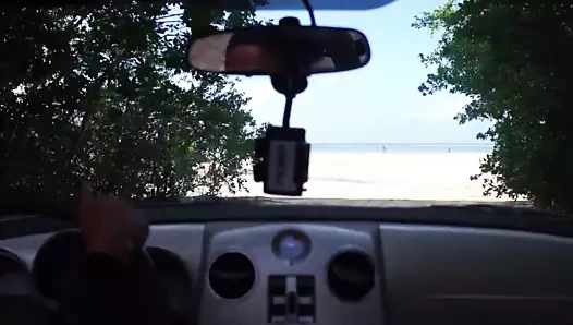 Sahilde bir hayranını sik