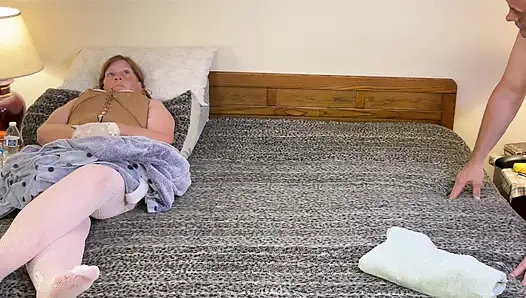 Granny Carmen's Norwegian Wood Blowjob: Begin The Beguines 72825CAMS26M